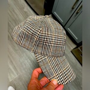 Plaid women’s adjustable baseball cap